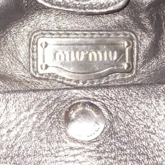 ❤️3 MIU MIU Perforated Luxurious Baby Soft Leather Speedy Bag Purse +FOB Dustbag - Picture 5 of 12